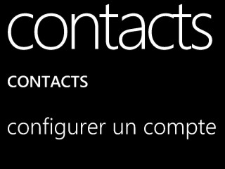 Contacts sans compte